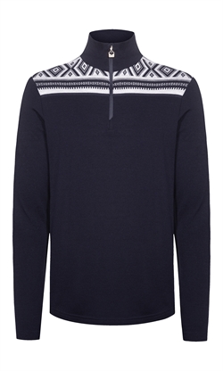 Dale of Norway Cortina Basic Masculine Sweater - Navy/Off-White